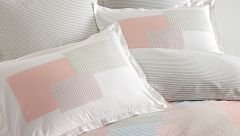 Puffy Romarin Çift Kişilik Ranforce Nevresim Takımı - Blush