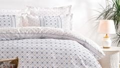 Puffy Roan Tek Kişilik Ranforce Nevresim Takımı - Indigo