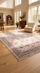 Derya Home Kuzey Saçaklı Halı %100 Degrade Polyester 7 mm Hav Vintage Desen 08