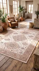Derya Home Kuzey Saçaklı Halı %100 Degrade Polyester 7 mm Hav Vintage Desen 02