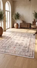 Derya Home Kuzey Saçaklı Halı %100 Degrade Polyester 7 mm Hav Vintage Desen 6