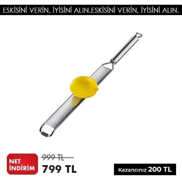 KUCHENPROFI 1231072800 GOURMET PARMA FINE COARSE ZESTER