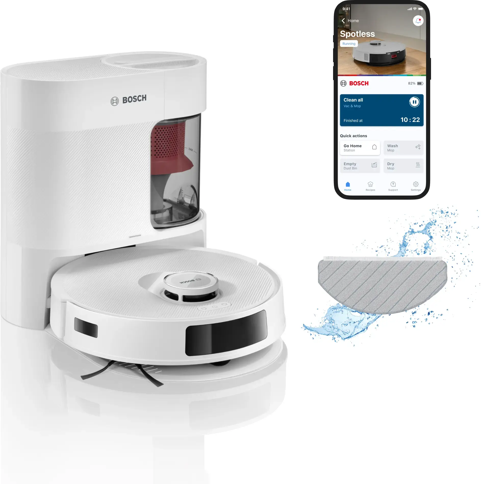 BCRD2W Robot Süpürge Spotless Advanced +