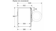 WGA242Z0TR Serie 4 Çamaşır Makinesi 9 kg 1200 dev./dak.