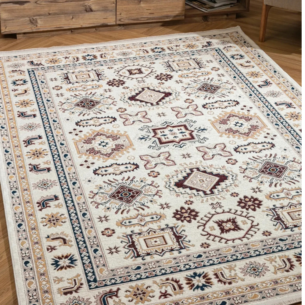 Derya Home Kütahya KY02 Geleneksel Motifli Modern Yaşam Kilimi