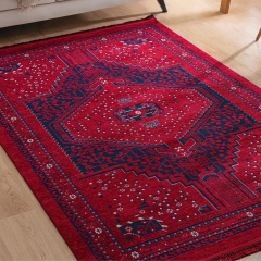 Derya Home Semerkant SN02 Kırmızı Göbekli Klasik Etnik Halı