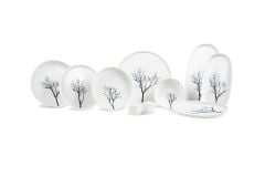 Leggno Botanıcal White 55 Parça Yemek Takımı