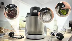 MUMS6ZS00 Serie 6 Mutfak Makinesi 1600 W Siyah, Paslanmaz çelik