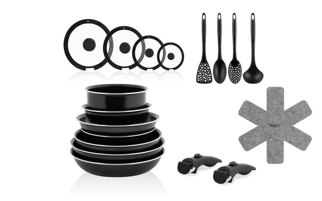 Leggno All-İn-One Diamond Pro 23 Parça Tava Seti AIO2252SET23