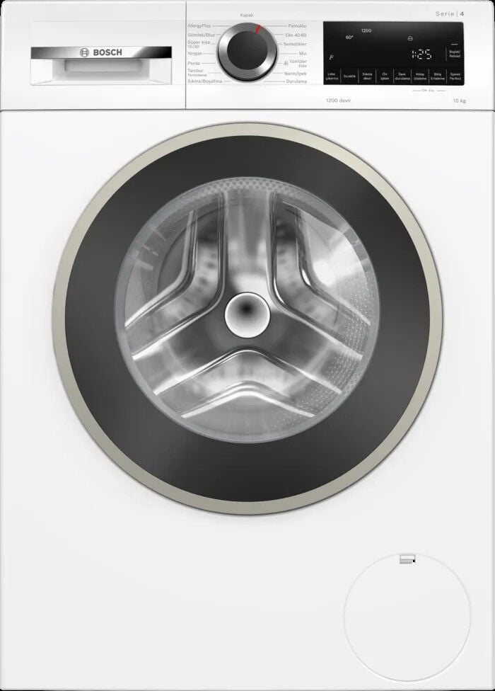 BOSCH WGA25202TR Serie 4 Çamaşır Makinesi 10 kg 1200 dev./dak., Beyaz