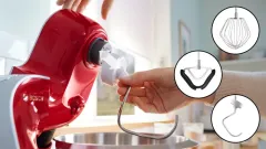 Bosch Serie 4 Mutfak Makinesi MUM 5 1000 W Kırmızı, Gümüş MUM5X720