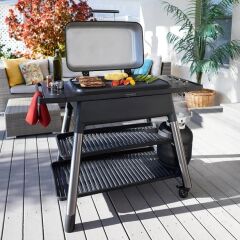 Everdure Furnace 3 Ateşlemeli Gazlı Barbekü Standlı Siyah