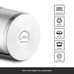 Jumbo Prime Master 4+6 Litre Düdüklü Tencere Seti