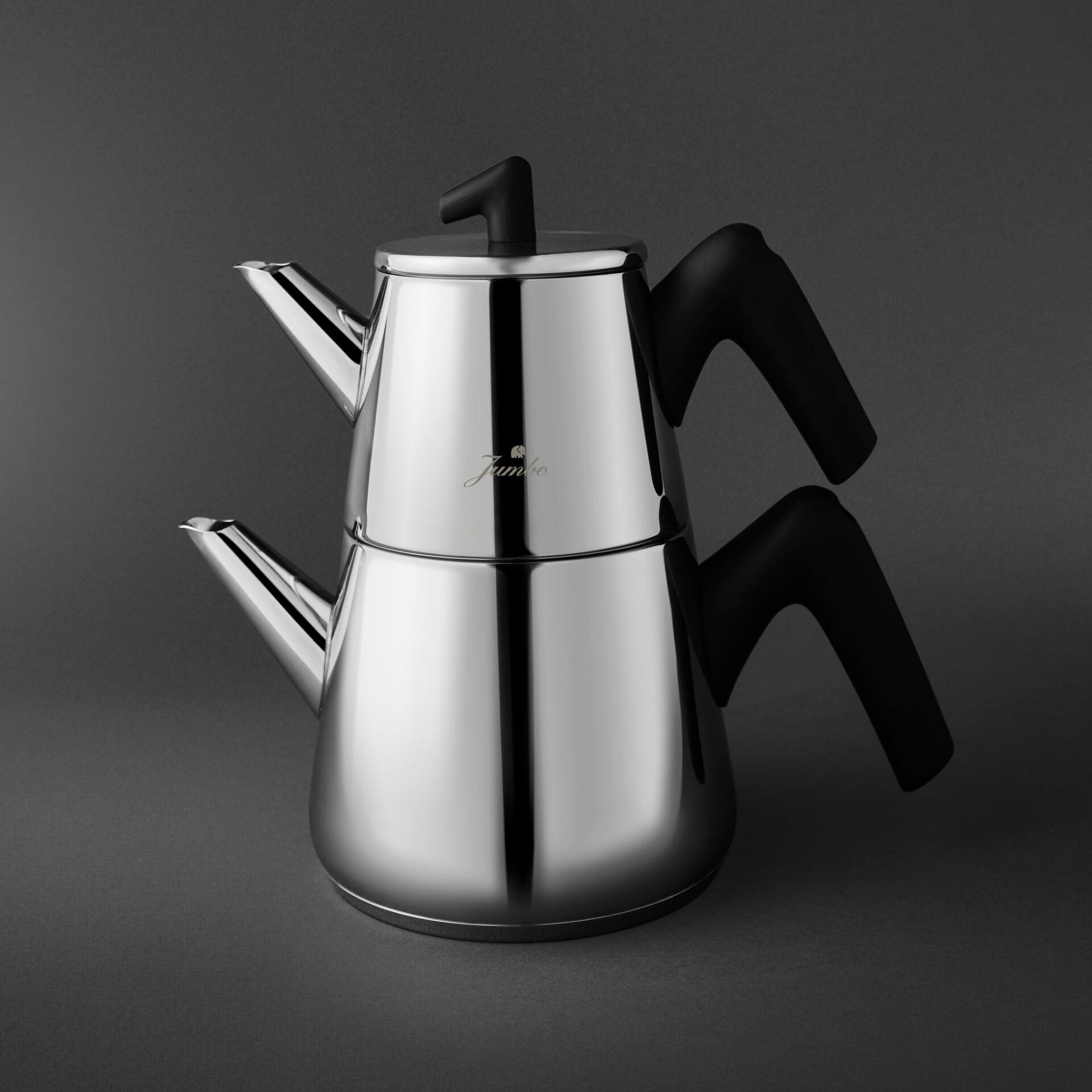 Jumbo Ground Midi Steel Çaydanlık