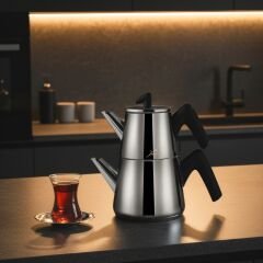 Jumbo Ground Midi Steel Çaydanlık