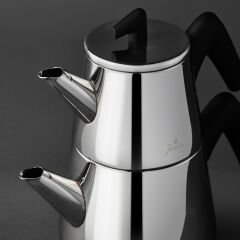 Jumbo Ground Midi Steel Çaydanlık