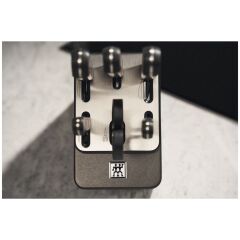 Zwilling Gourmet Blok Bıçak Seti Kendinden Bilemeli | Dişbudak Ağacı | 7-Parça